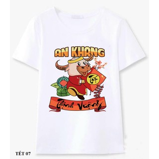 Áo thun gia đình họa tiết tết an khang thịnh vượng mẫu hot - TET07