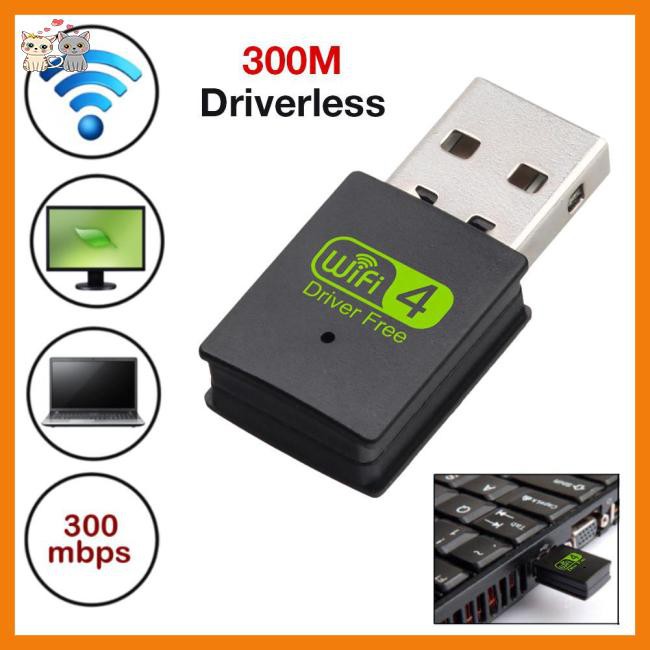 300M Wireless Network Card USB Wireless WiFi Receiver 300Mbps USB Driverless Transmitter Mini Free Drive Signal Receiver