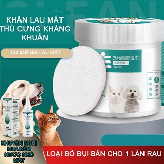 Bông lau mắt chó mèo (hộp 130 miếng)