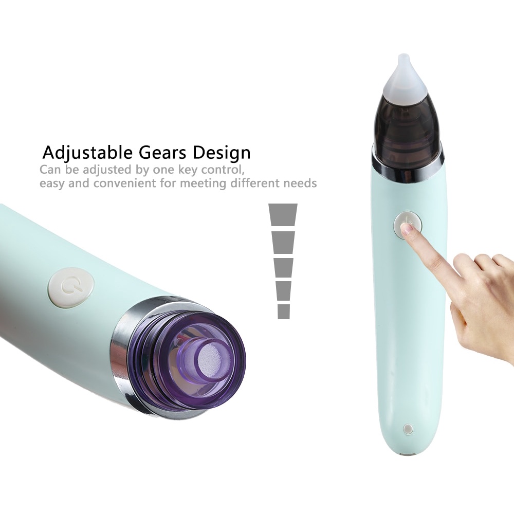 [Đầu Hút Siêu Mềm] Máy Hút Mũi Tự Động Đầu Silicon Siêu Mềm Cho Trẻ Nhỏ Và Bé Sơ Sinh