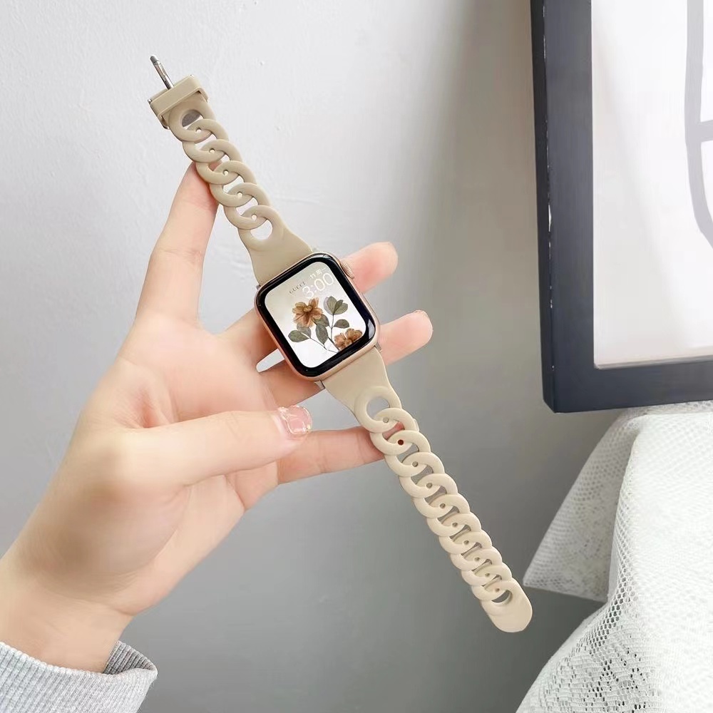 Dây Silicone Thay Thế Cho ĐồNg Hồ apple iWatch 44mm 45mm 41mm 40mm 38mm 42mm 6 5 3 SE 7