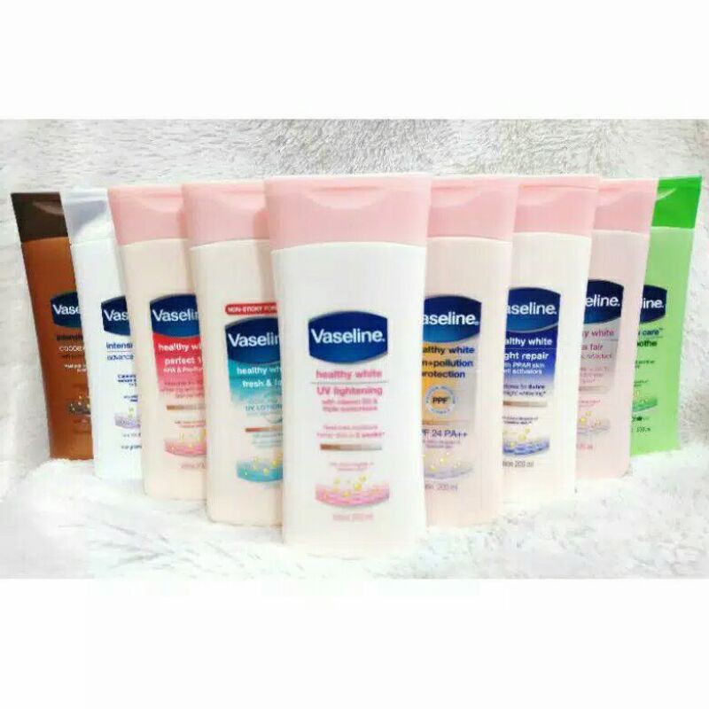 (hàng Mới Về) Sữa Dưỡng Thể Vaseline 200ml / 100ml Giá Rẻ Nhất