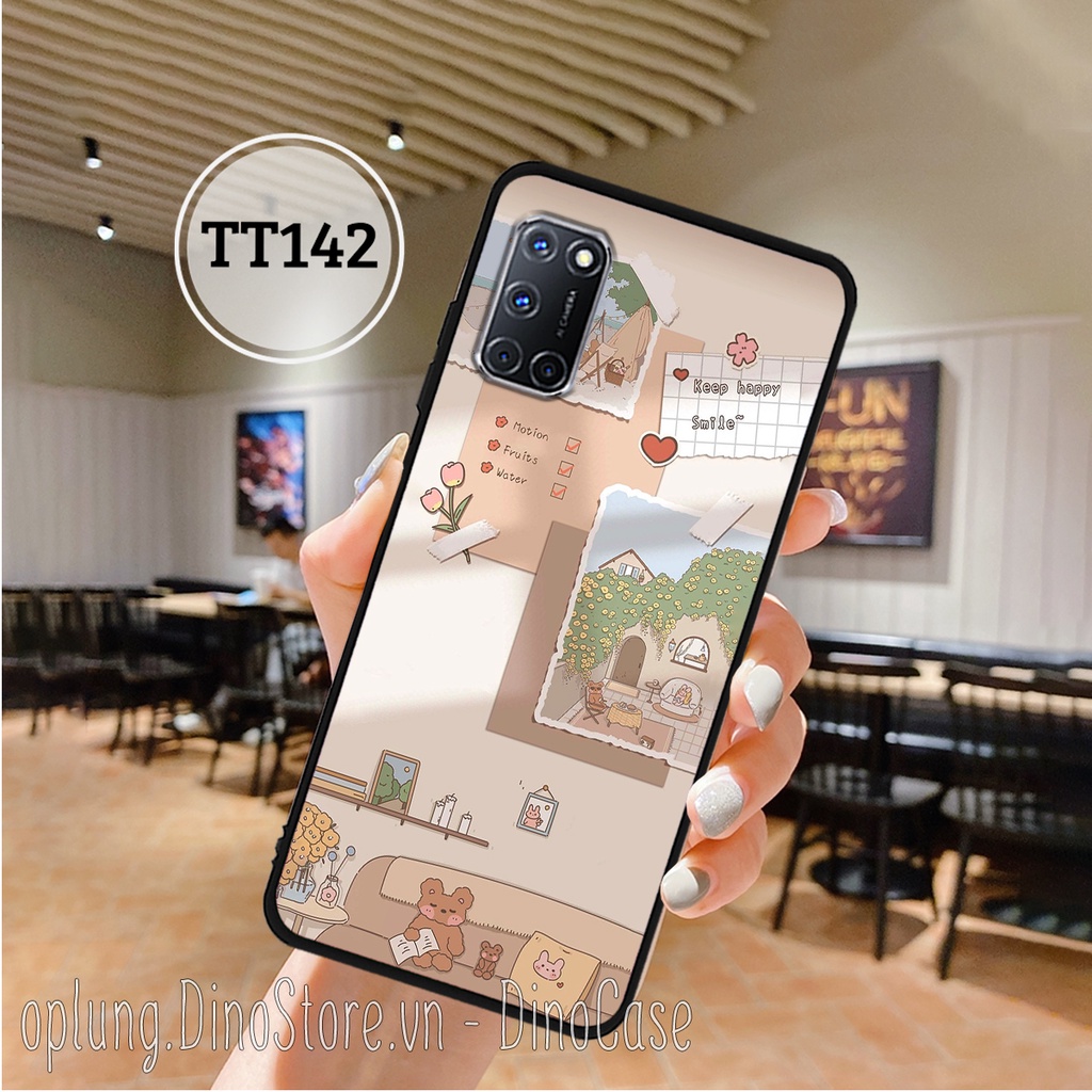 Ốp lưng Oppo A52/A92 - Oppo A32/A53 - Ốp điện thoại Oppo lưng cứng viền dẻo in hình vintage nhẹ nhàng dễ thương.