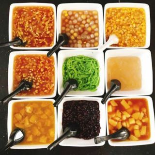 10 Bát ăn chè vuông kèm thìa