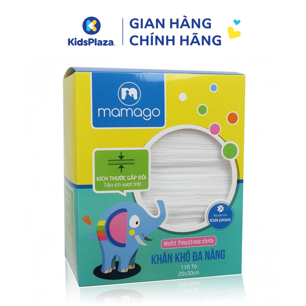 Khăn vải khô đa năng Mamago 110pcs