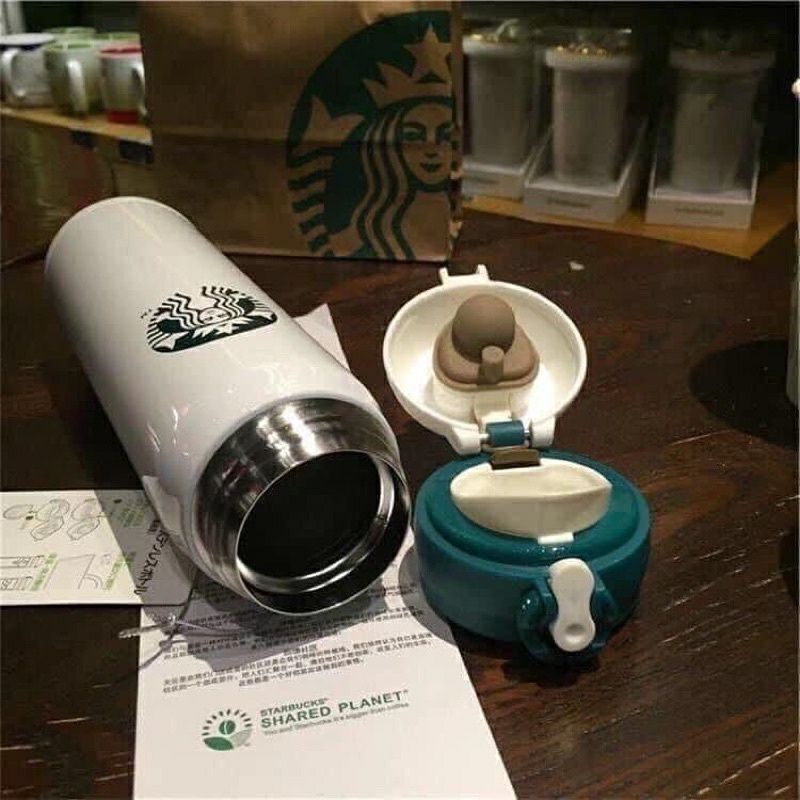 Bình Giữ Nhiệt StarBuck 500ml  Chất Liệu Inox 304
