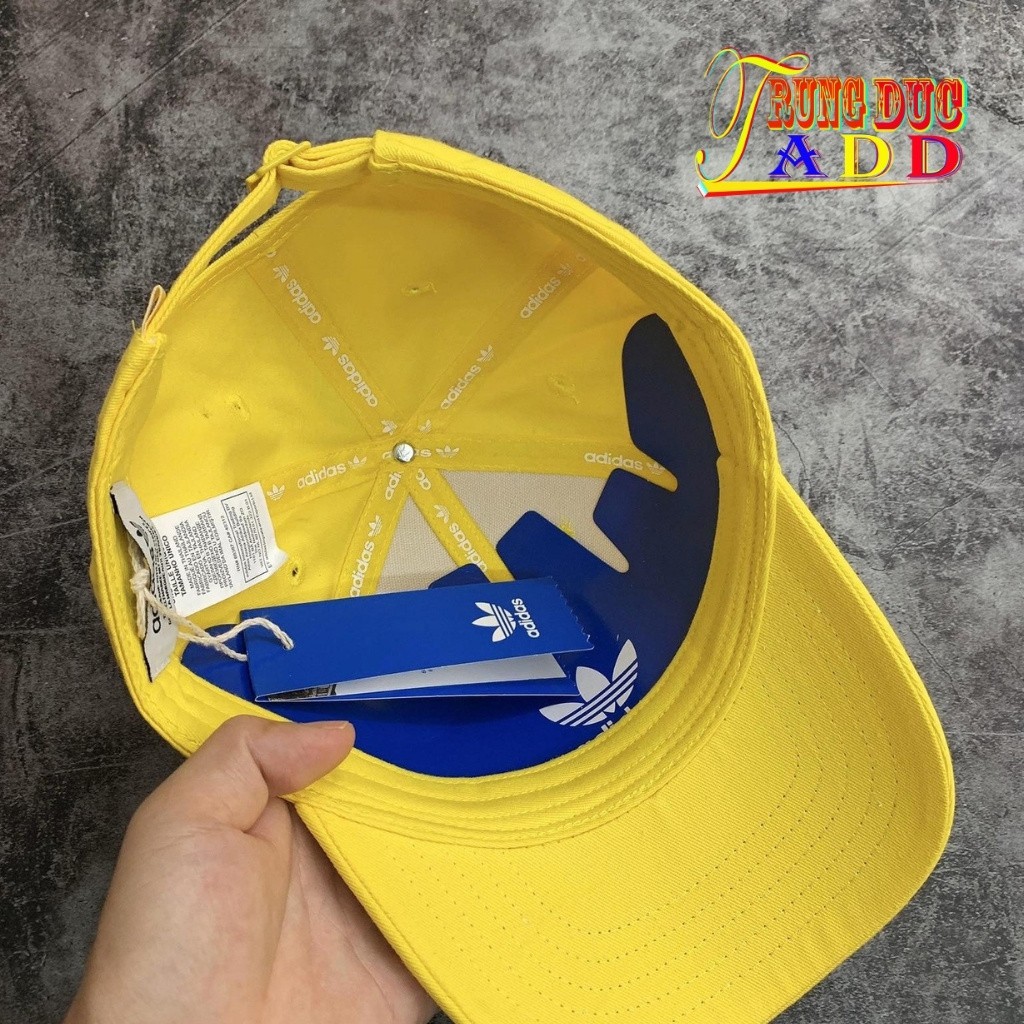 Mũ Lưỡi Trai Full Tag Code Màu Vàng Rực Rỡ Chất Đẹp Fom Cứng Cáp Trungducadidas