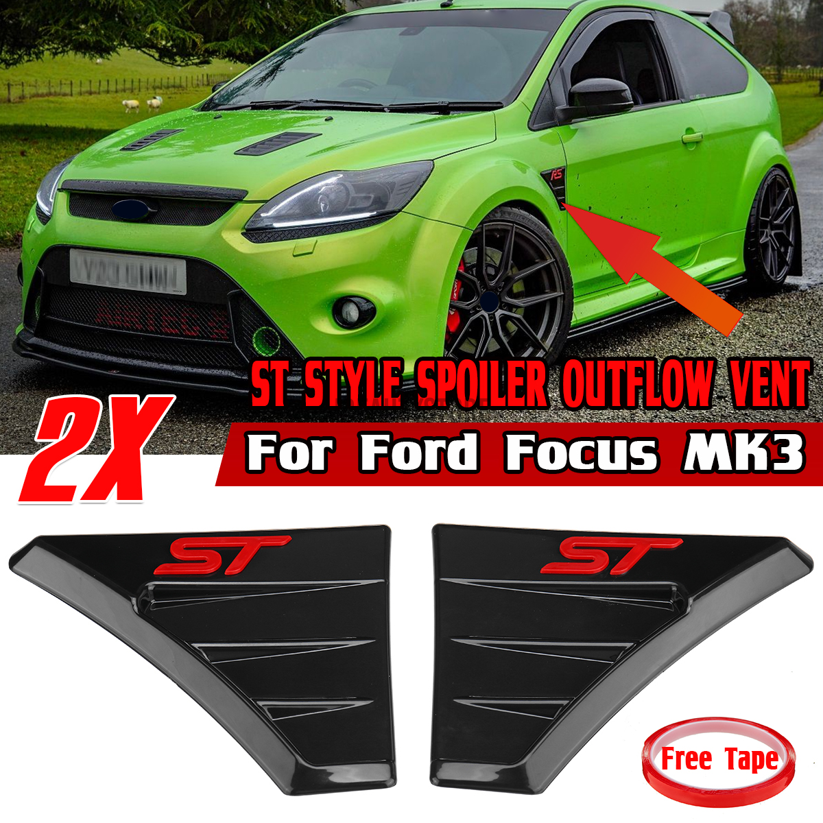 Phụ Kiện Gắn Đuôi Xe Hơi Ford Focus Mk3