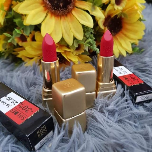 Son guerlain kiss chilli red M331
