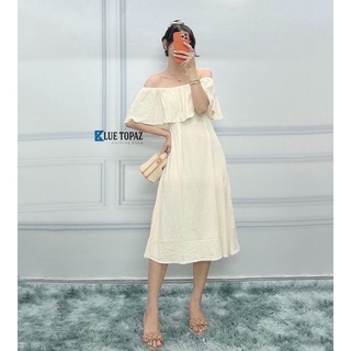 Đầm trễ vai đi biển