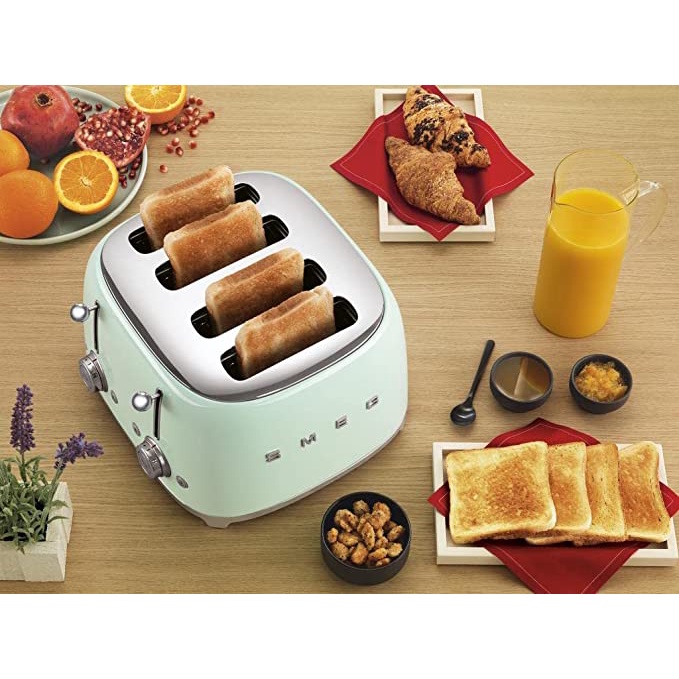 Máy nướng bánh mỳ SMEG TSF03 4 lát có nhiều màu