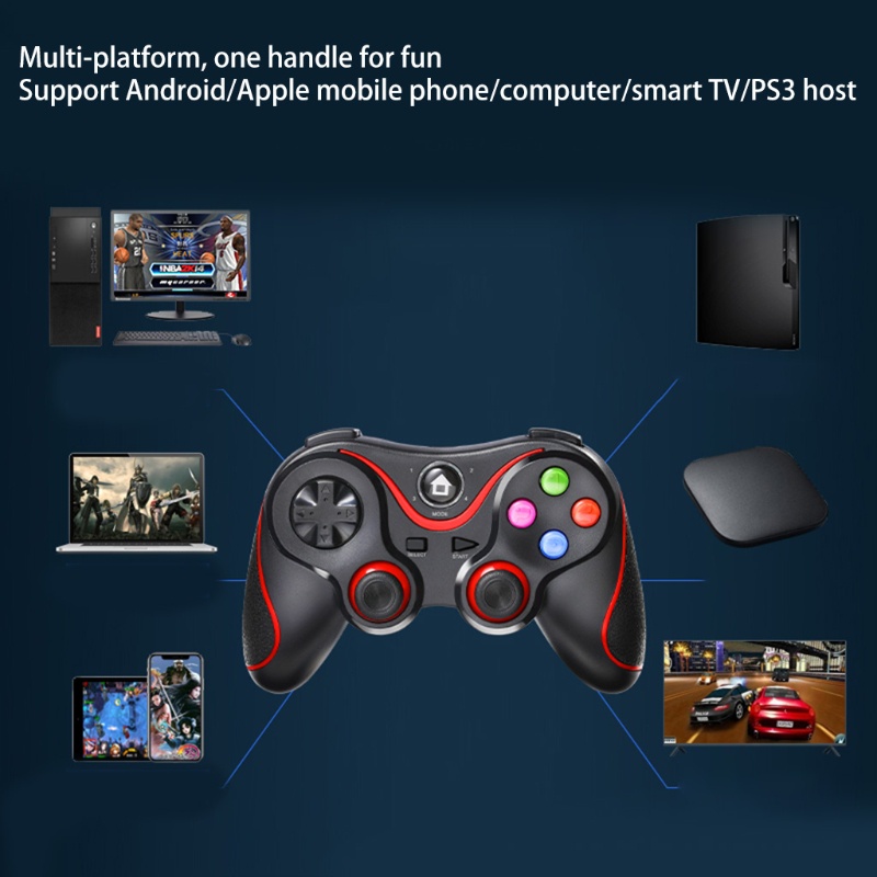 Tay Cầm Chơi Game Không Dây WU Có Giá Đỡ Hỗ Trợ Cho PS3