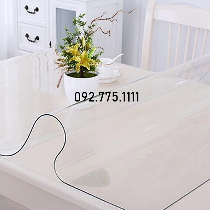 Nhựa PVC dẻo(80cm x 1.8m) đa công dụng | Nhựa dẻo làm khăn trải bàn | Nhựa PVC trong suốt.