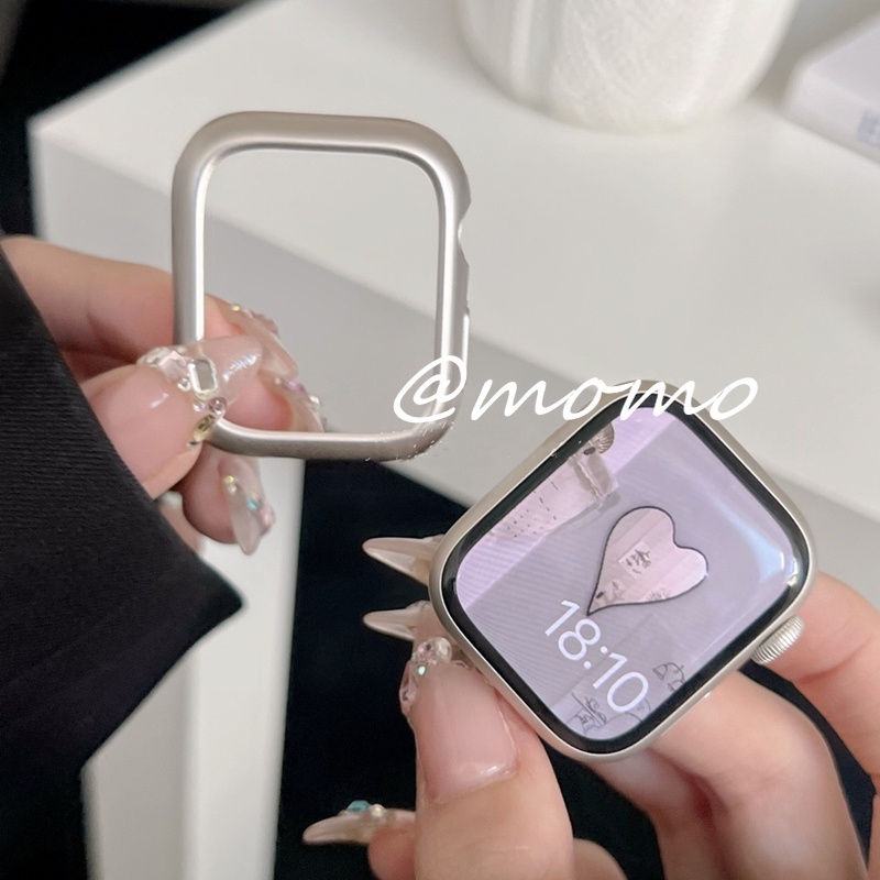Ốp Bảo Vệ Mặt Đồng Hồ Thông Minh Apple Watch Series 8 7 6 5 4 3 2 1 45mm 41mm 42mm 38mm