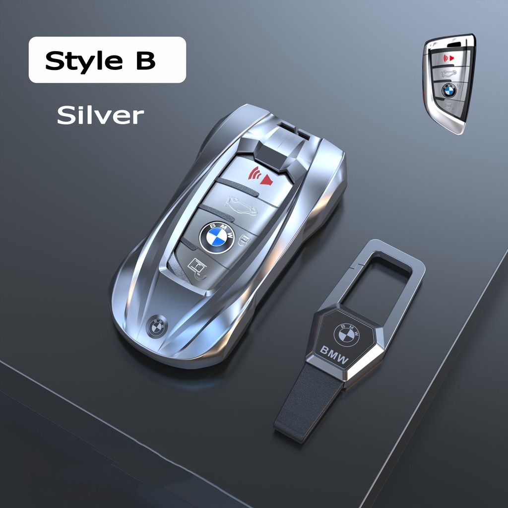 1 Bộ Vỏ Chìa Khóa Bằng Hợp Kim Kẽm Cho Xe BMW E46 E60 E90 F10 F30 F48 G20 G30 X1 X3 X5 F25 F15 G05 G01