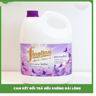 Nước Giặt xả Fineline màu tím 3 lít mẫu 2020 chính hãng thái lan