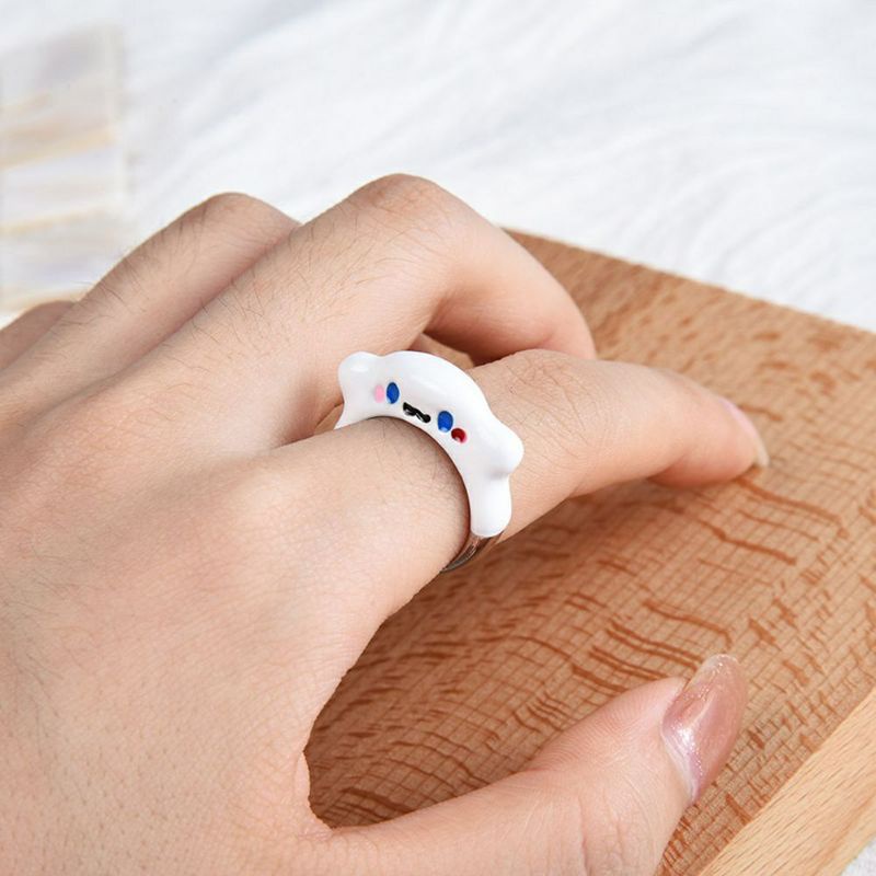 Nhẫn Hoạt Hình Cinnamoroll - Hello Kitty - Kuromi - Baku