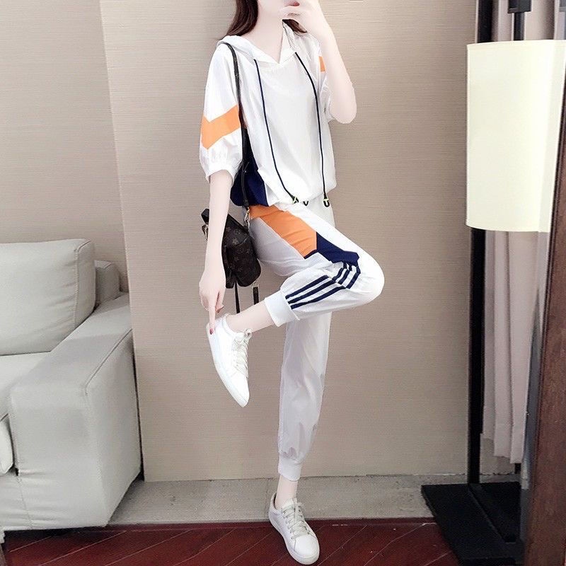Bộ Đồ Thể Thao Dáng Rộng Thời Trang Mùa Hè Giản Dị Dành Cho Nữ