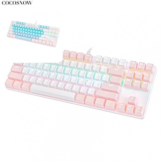 Bàn phím cơ Gaming K100 87 phím màu xanh lá