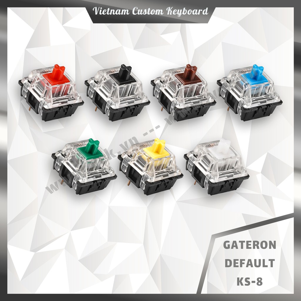 [Re-Stock] 21 Loại Gateron Switch | Gateron Milky | Gateron RGB SMD | KS-3X1 | KS-8 | KS-9 | Akko | Jwick | VCK