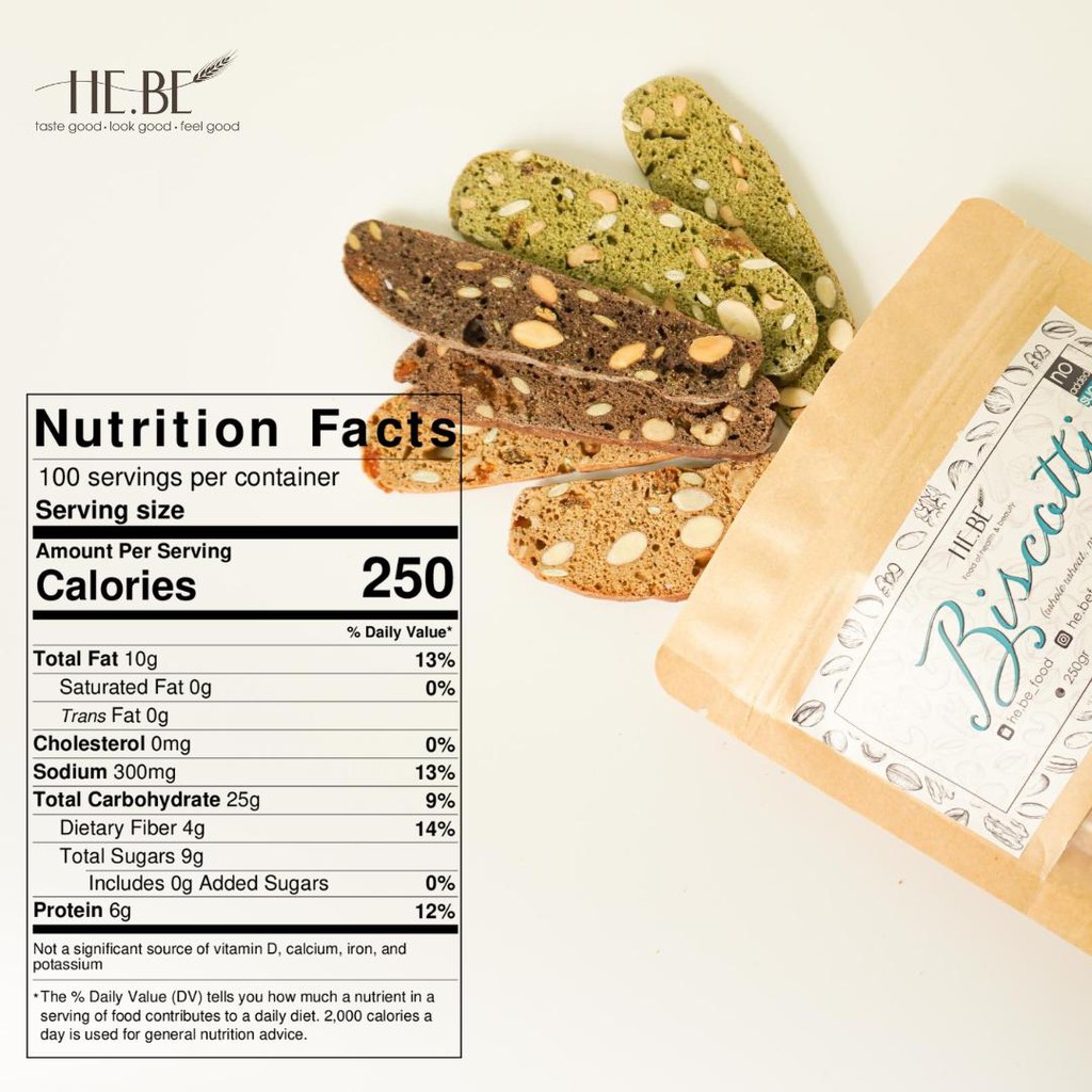 [Mã 267FMCGSALE giảm 8% đơn 500K] Combo 250g Granola + 250g Biscotti 3 Vị Ăn Kiêng Không Đường by HeBe | BigBuy360 - bigbuy360.vn