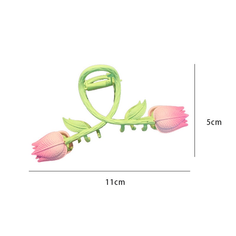 Kẹp Tóc Cá Mập Hình Hoa Tulip