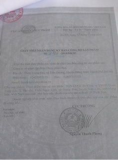 Siro nhiệt miệng Sun cool