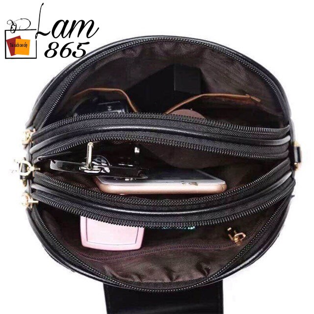 Túi bi Da 3 Ngăn Khoá Quảng Châu DC27 | BigBuy360 - bigbuy360.vn