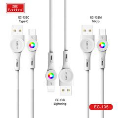 Cáp Sạc Nhanh 3A Iphone ,Samsung,Oppo Có Đèn Led Earldom EC - 135 1M-BẢO HÀNH 12 THÁNG