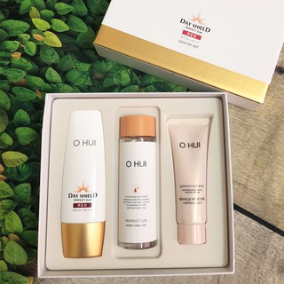 Bộ Chống Nắng Ohui Dayshield Perfect Sun Red Special Set 3pcs