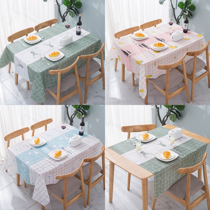 [ĐẸP XỊN] Khăn trải bàn ăn chống thấm phong cách Hàn Quốc