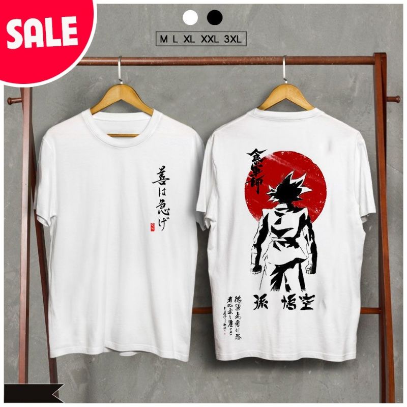 Áo Thun Tay Lửng In Hình Songoku, Áo Thun Anime/Manga Dragon Ball - Bảy Viên Ngọc Rồng giá tận xưởng