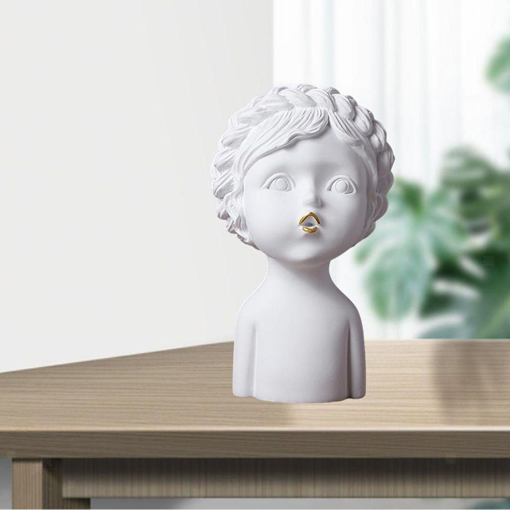 Tượng Nhựa Hình Cô Gái Trang Trí Sân Vườn