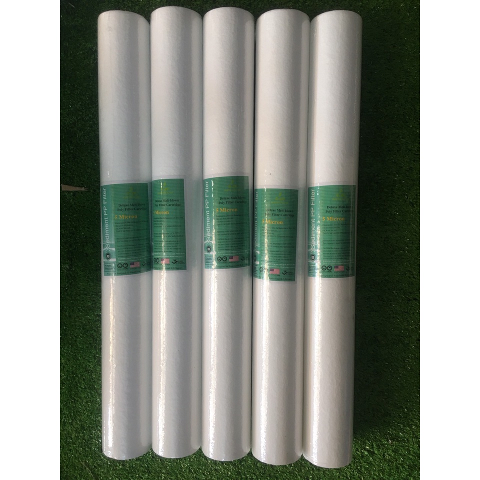 Bộ Lõi Lọc Nước 20 Inch PP-5 Micron (5 Lõi) - (Lõi Lọc Thô Số 1)