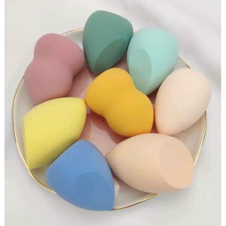 Khay 8 miếng mút trang điểm hình trứng cực cute