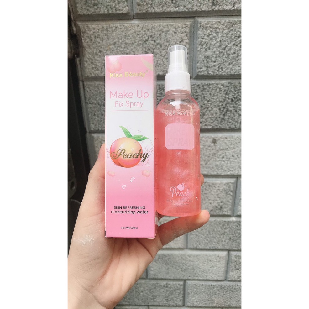 Xịt Giữ Makeup Hương Đào Hãng Kiss Beauty 75ml Mã 2166-03 | BigBuy360 - bigbuy360.vn