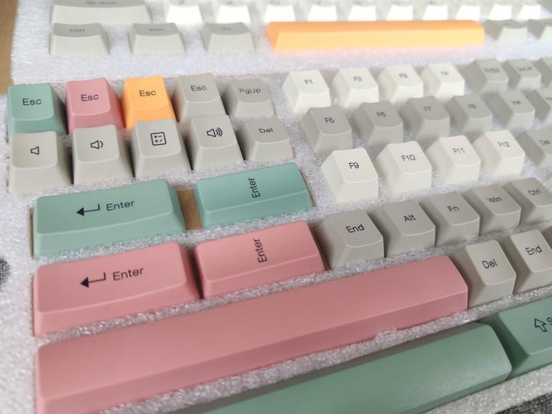 Nắp Đậy Bàn Phím Cơ PBT 9009 OEM Màu Xám Phong Cách Retro