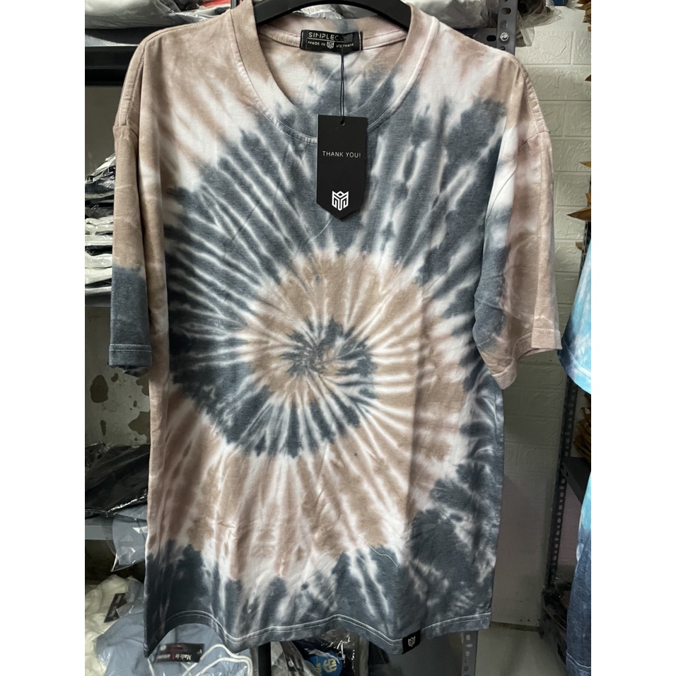 Áo thun nam nữ loang đẹp dày mềm mịn mát,áo phông chất cotton cổ tròn tay lỡ unisex freesize dưới 70kg(ảnh thật)