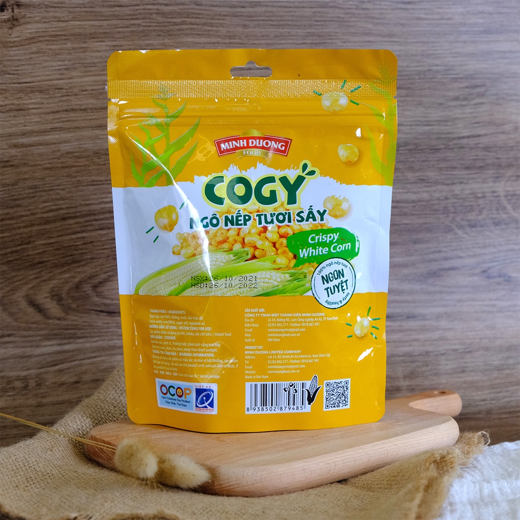 Ngô Nếp Tươi Sấy MINH DƯƠNG FOOD Chính Hãng