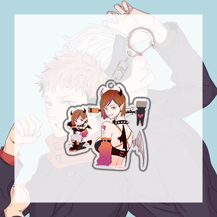 Jujutsu Kaisen Keychain Acrylic Figurine Model Peripheral Pendant Key Chain Jewelry Anime Key Ring Gojo Satoru souvenir