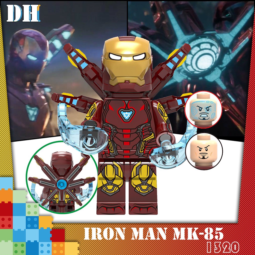 Avengers 4 Endgame new Iron man mark85 Mjolnir Minifigures Lego Compatible Building Blocks