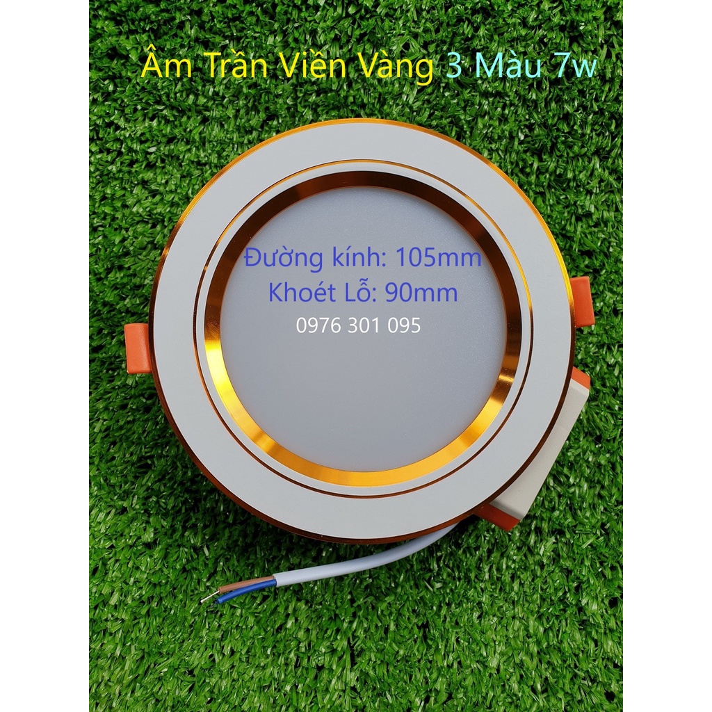 Đèn Âm Trần 3 Màu 7w Downlight