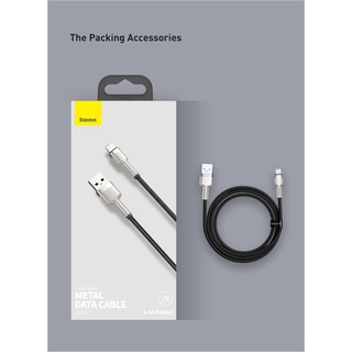 Cáp sạc nhanh Baseus cổng USB 2.4A dành cho iPhone 11 12 Pro Max
