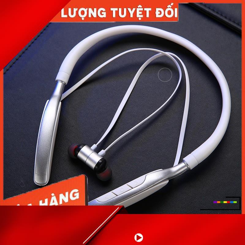 【Hàng sẵn sàng】 Tai Nghe Đeo Cổ Bluetooth D01, Tai nghe Thể Thao Âm Thanh 9D Hifi Thẻ nhớ, Pin Siêu Khủng, Đàm Thoại Rõ