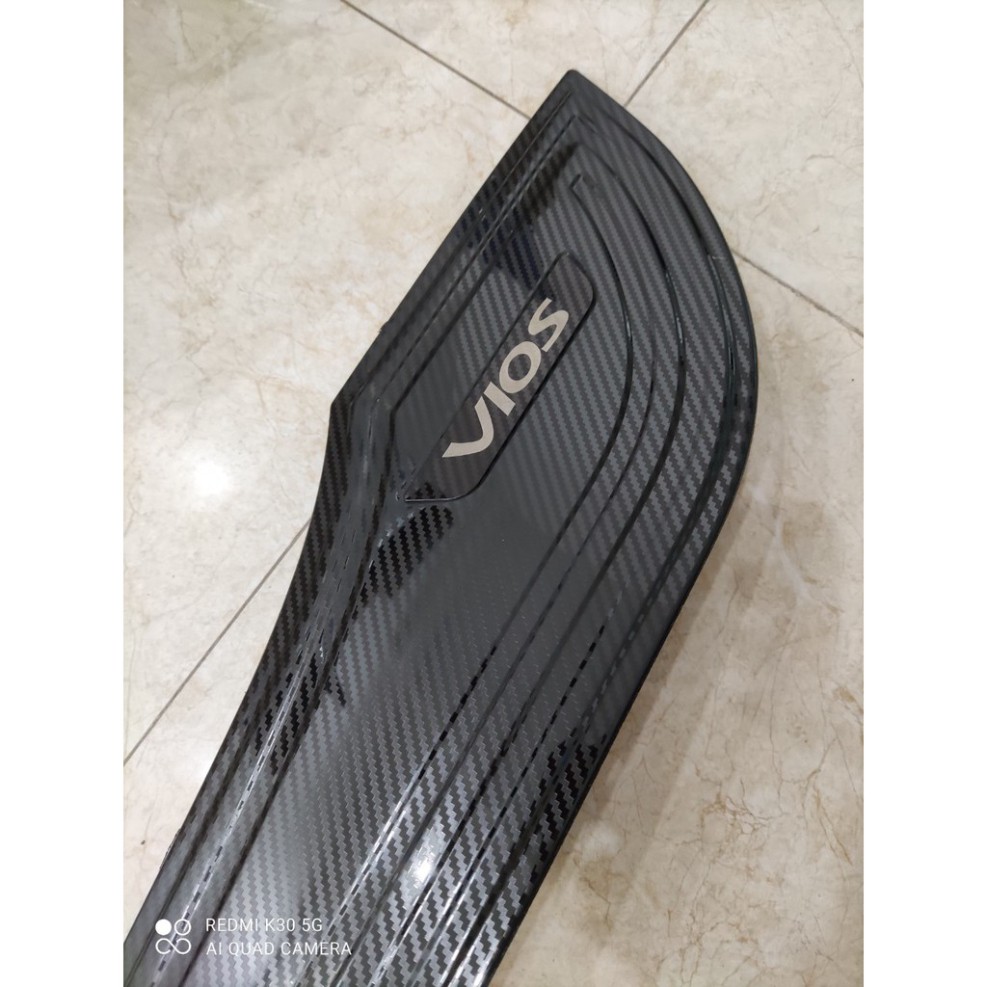 Ốp Tapli Cánh Cửa cacbon Xe Vios 2019 2020 2021 vân Carbon cao cấp- tặng kèm keo dính
