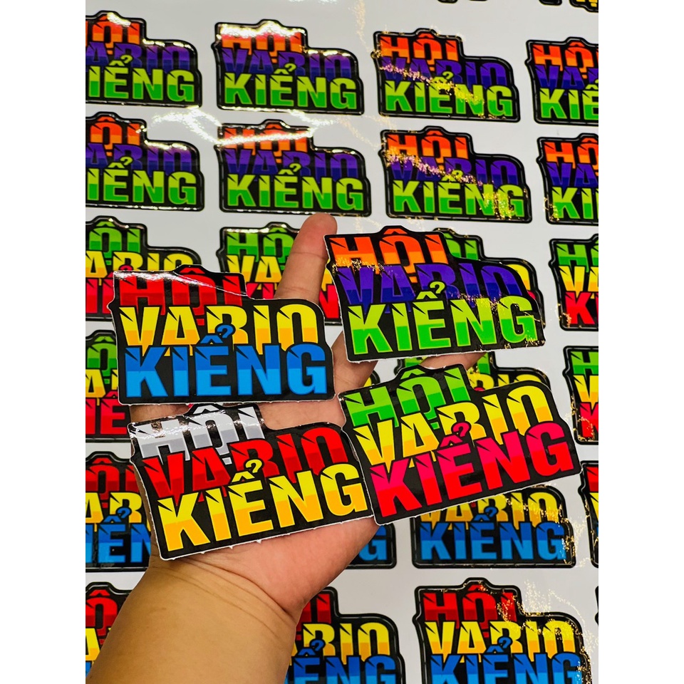 Tem Logo Sticker nhiều màu nhiều mẫu ✌🇻🇳