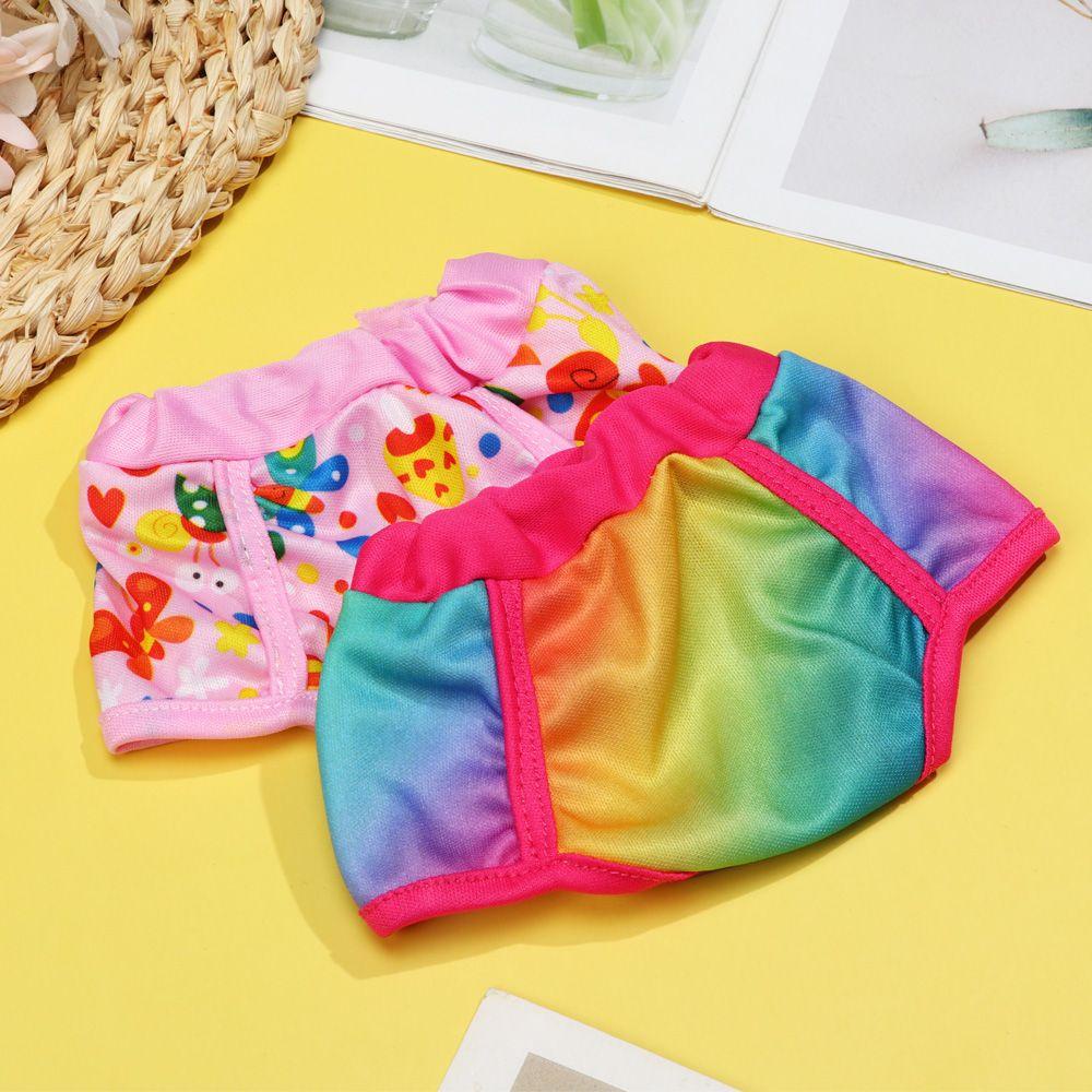 Quần Lót In Họa Tiết Cầu Vồng Cho Búp Bê