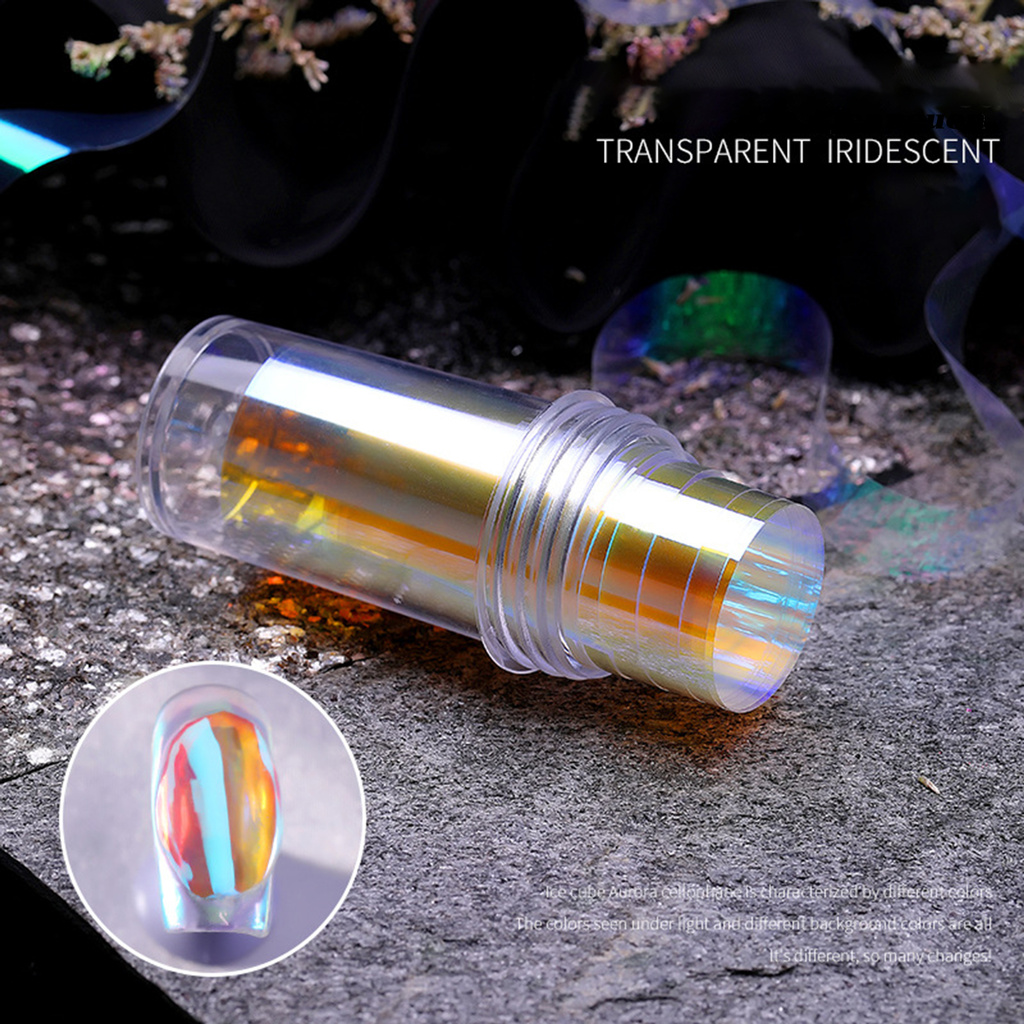 [Hàng mới về] Miếng Dán Trang Trí Móng Tay Lấp Lánh Độc Đáo Cho Nữ