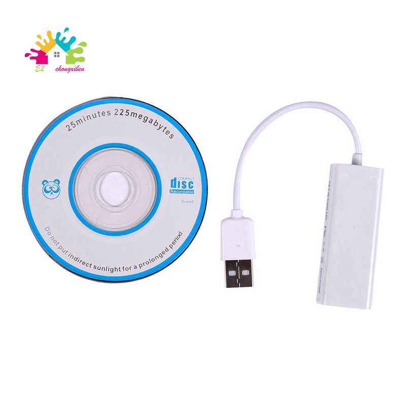 Cáp Chuyển Đổi Usb 2.0 Sang Rj45 Lan Ethernet Network Adapter Cho Apple Mac Macbook Air Laptop Pc