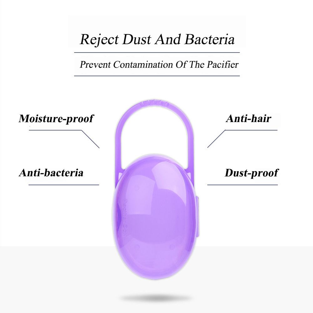 Hộp đựng ti giả nhiều màu không độc hại an toàn cho bé